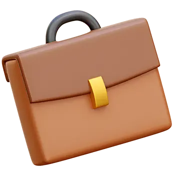 briefcase 3d icon
