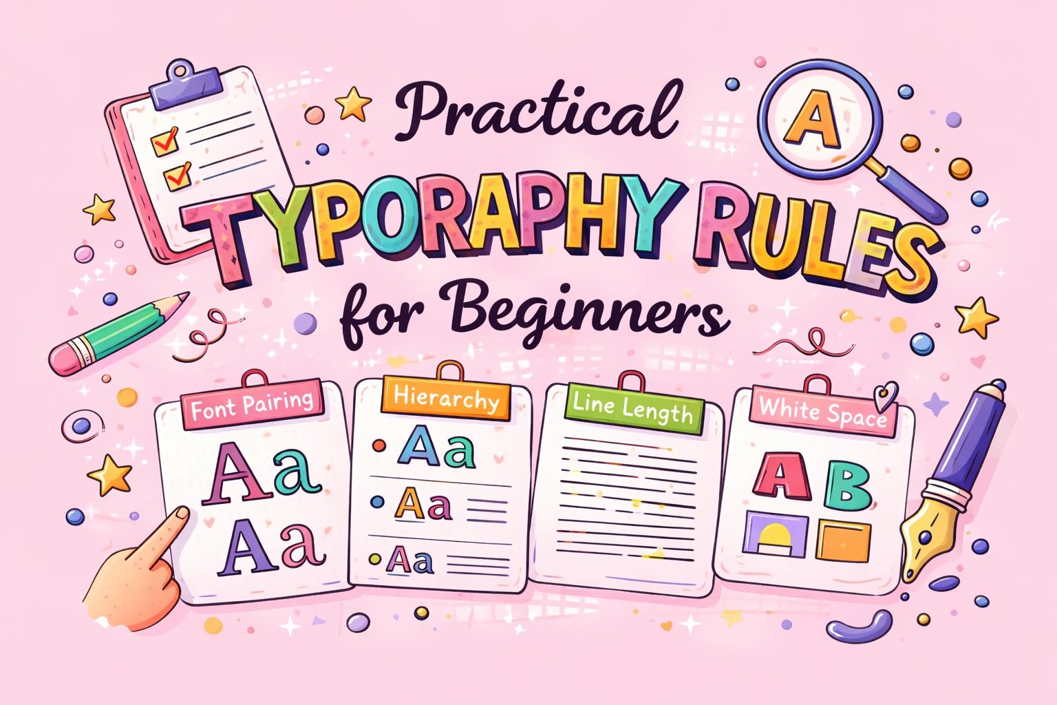 Practical typography rules for beginners