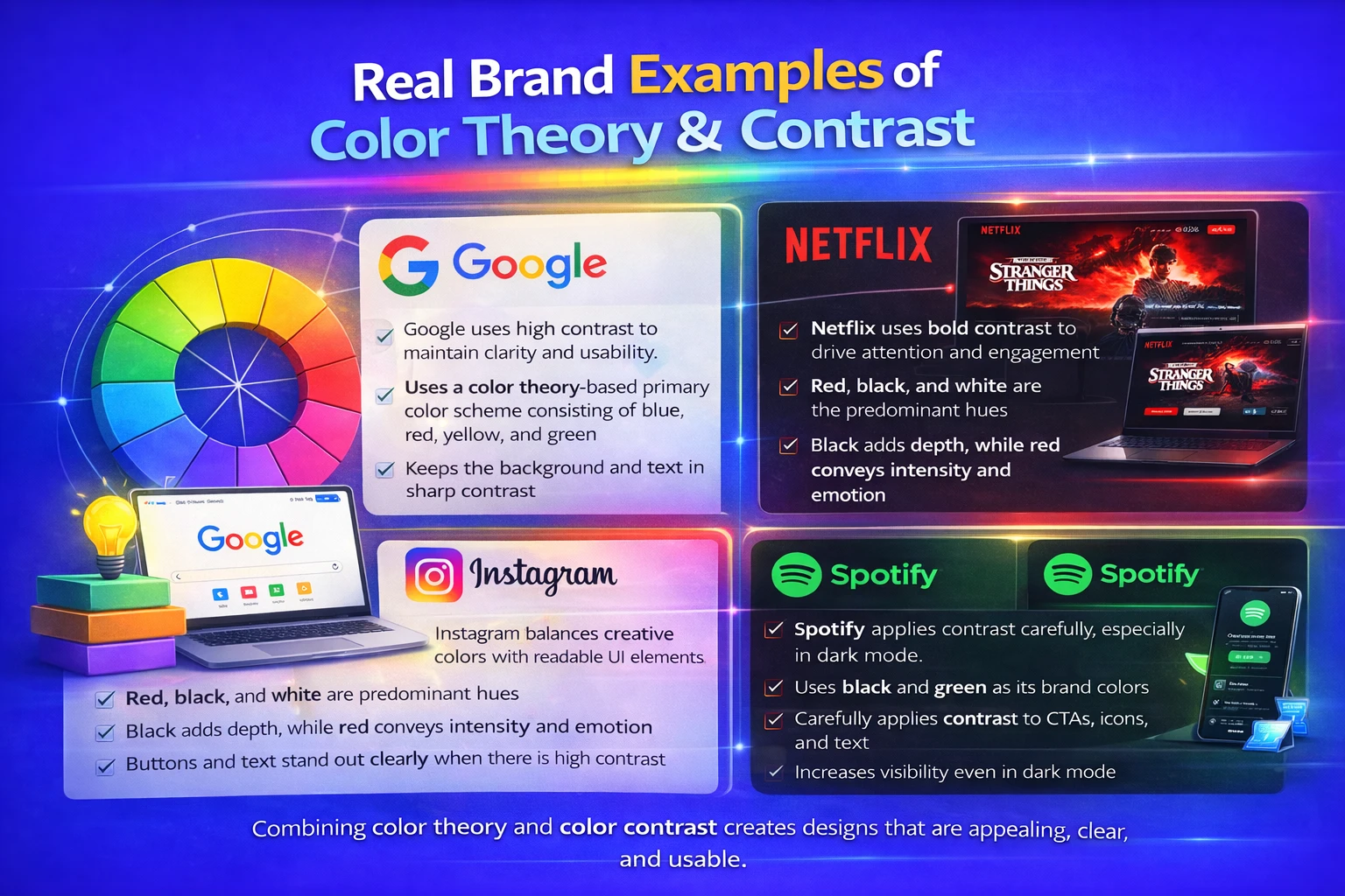 Real Brand Examples of Color Theory & Conttrast