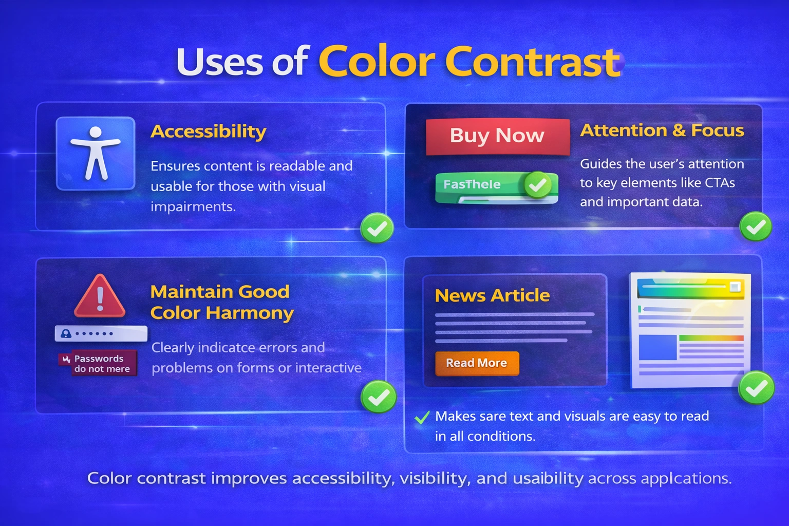 Uses of Color Contrast